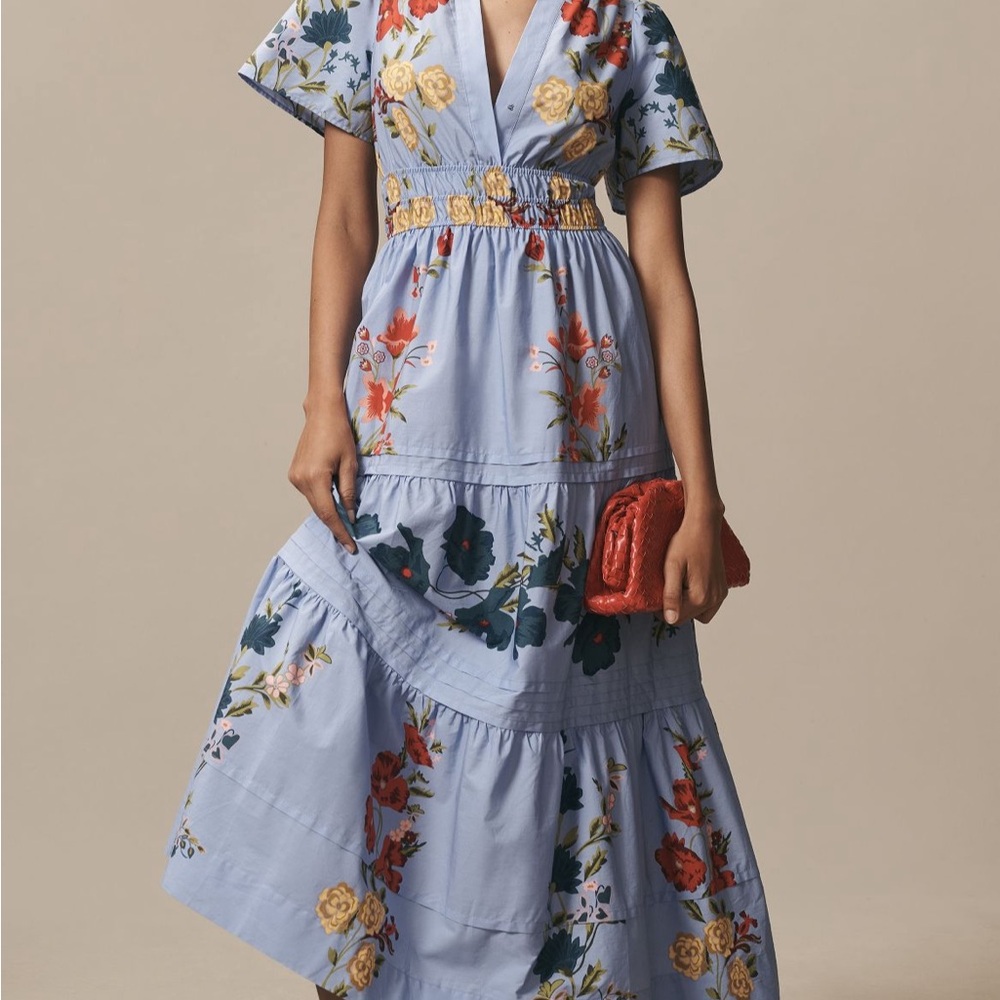 Anthropologie Somerset Dress NWT - Blue Floral